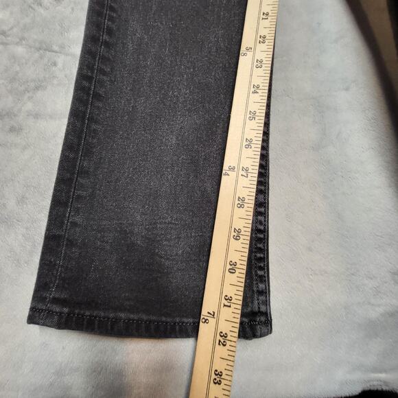 GUESS Jeans Mens 32x32 Black Regular Straight Denim Stretch Five Pocket Mid Rise - Picture 7 of 10